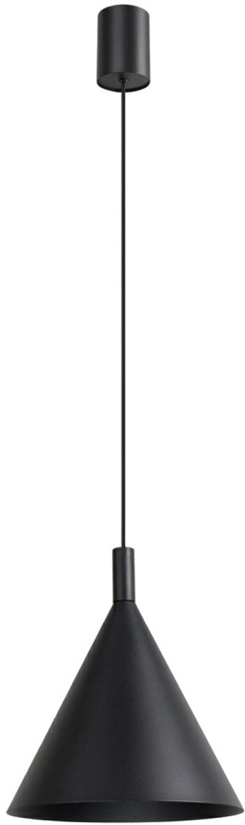 Sollux Lighting Hanglamp NOX - E27 - zwart - staal - 24.5x24.5x140cm