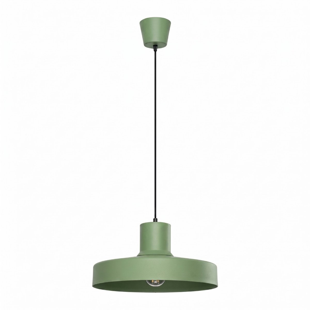 Sollux Lighting Hanglamp BILO - E27 - salie - staal - 35x35x120cm