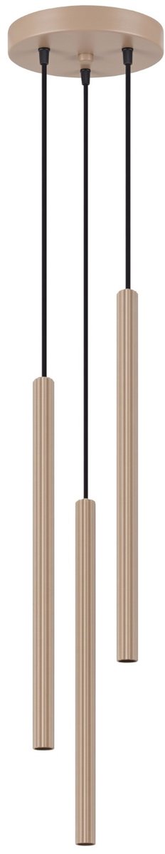 Sollux Lighting Hanglamp Arche - G9 - taupe - staal - 20x20x120cm
