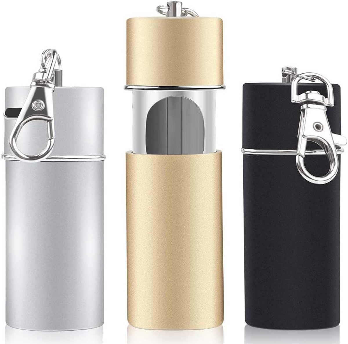 3PCS Portable Ashtray Mini Ashtray Pocket Smoking Portable Ashtray Portable Ashtray Keychain for Outdoor Indoor Travel - ShopVlot