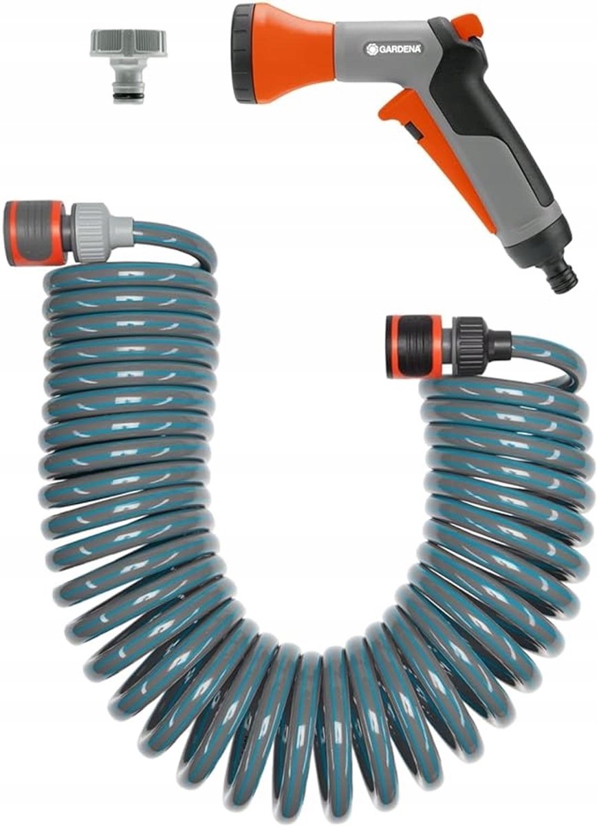 Gardena Spiral Slang Set 10m met Sproeier (9mm)
