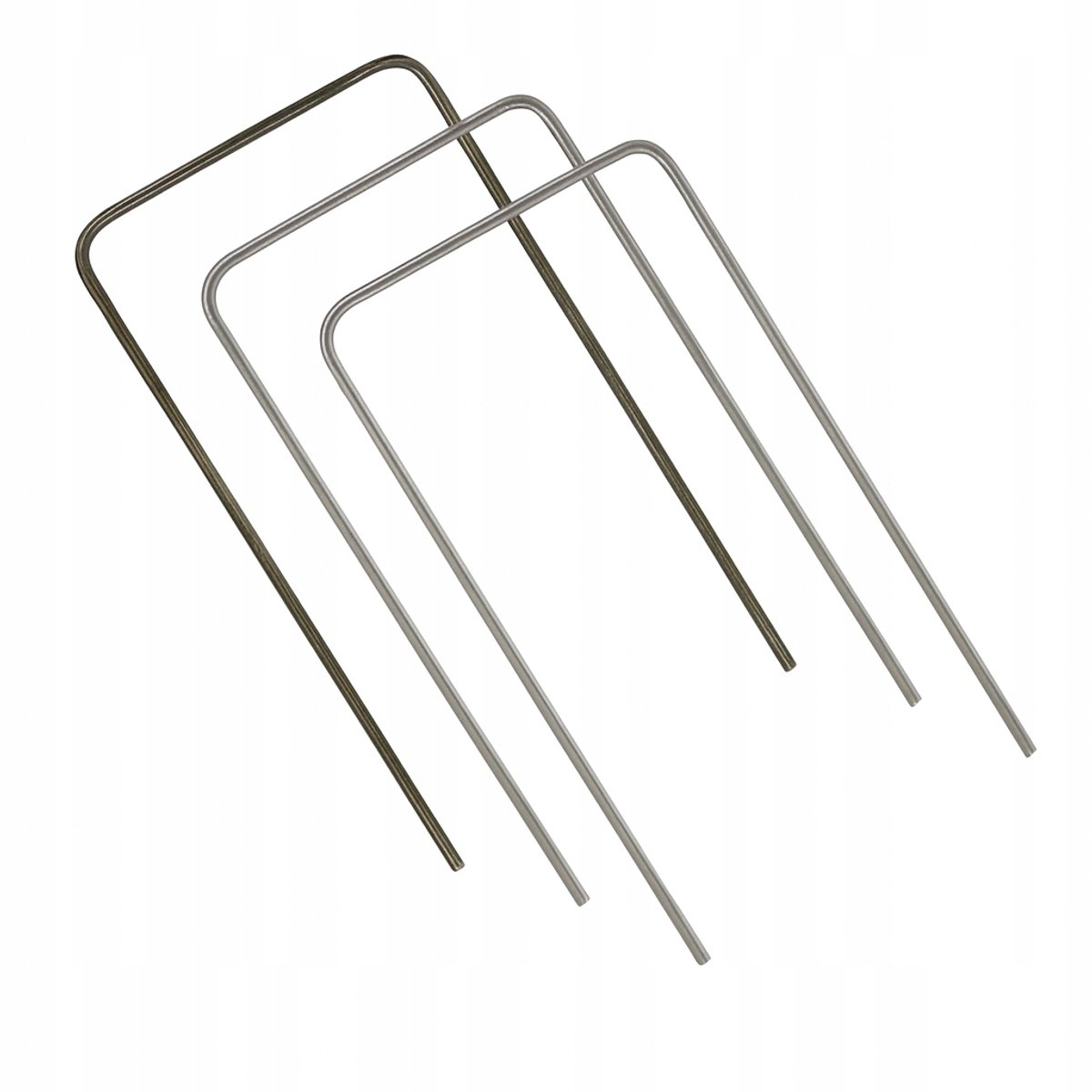 100x Metalen Grondpennen 15cm voor Agridoek - U-Vorm