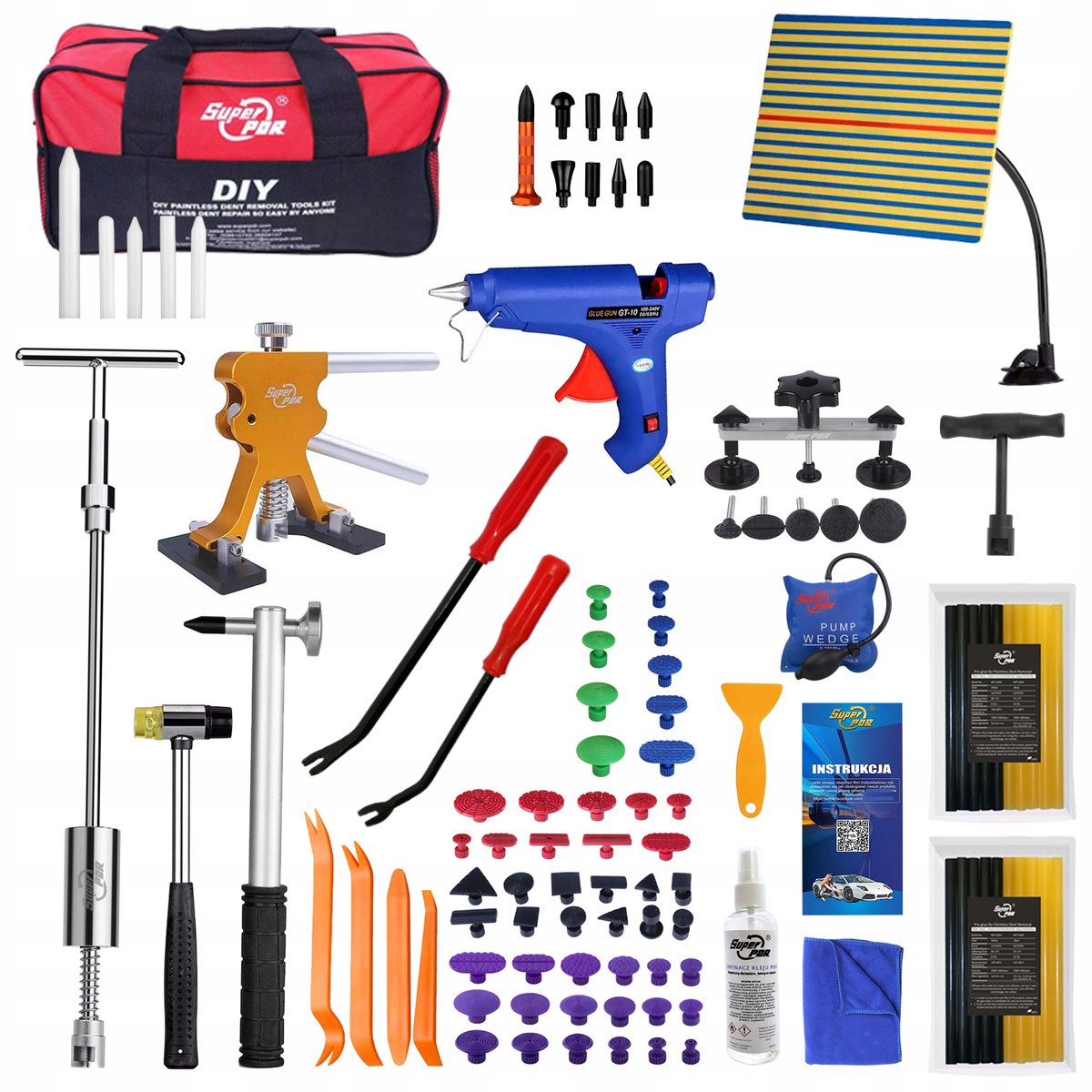 XXL PDR Gereedschap Set - Professionele Deuk Verwijderaar