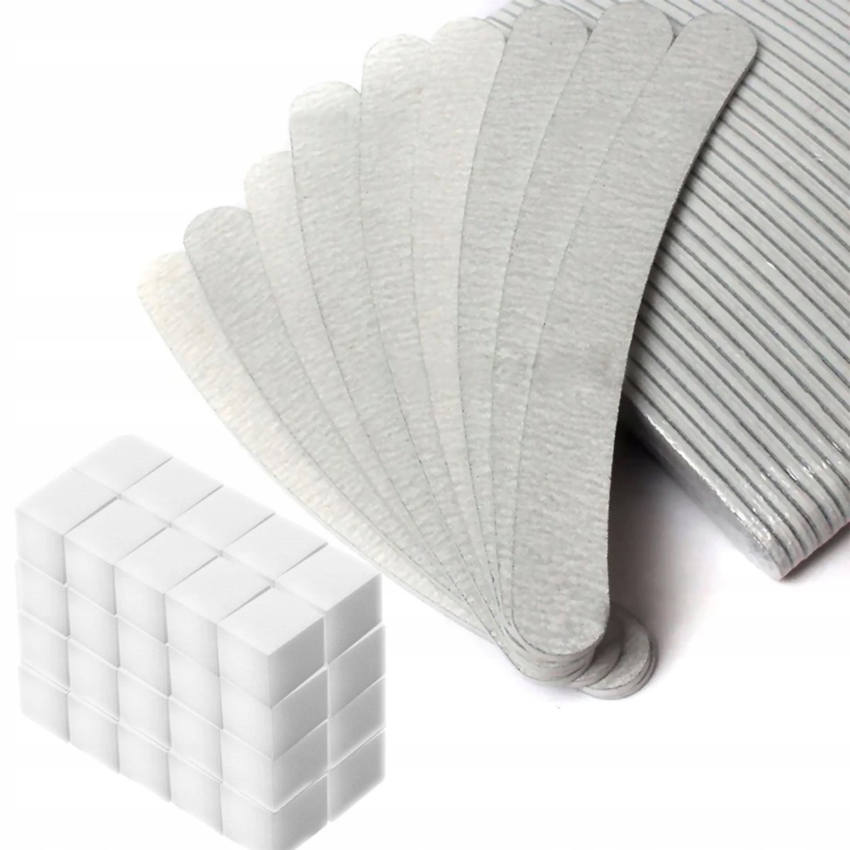 50x Merkloze Bananen Vijlen 180/240 Grit + Gratis Polijstblok