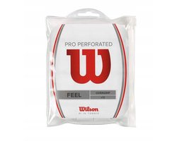 Wilson Pro Geperforeerde Overgrip Wit 12 Stuks