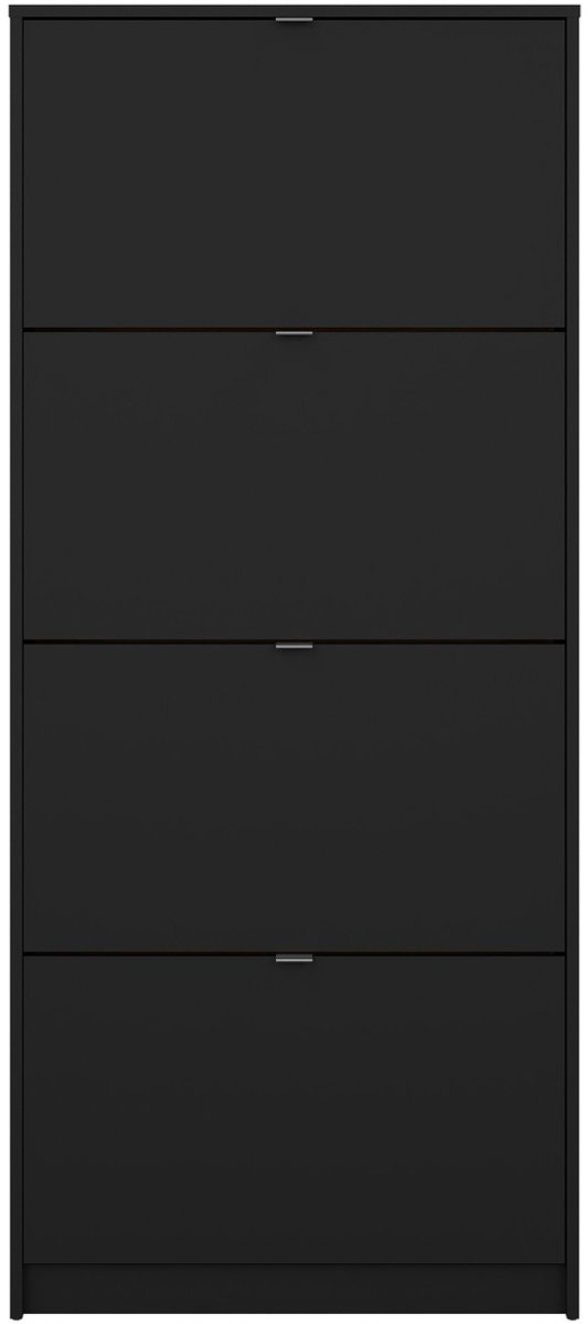 Giga Living Schoenenkast Shoes - Zwart - 70x24x162cm