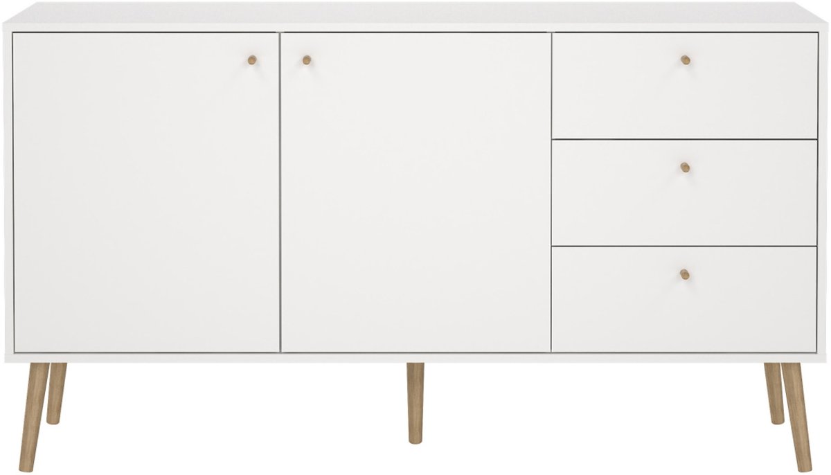 Giga Living Dressoir Bodo - Wit - 147x39x82cm