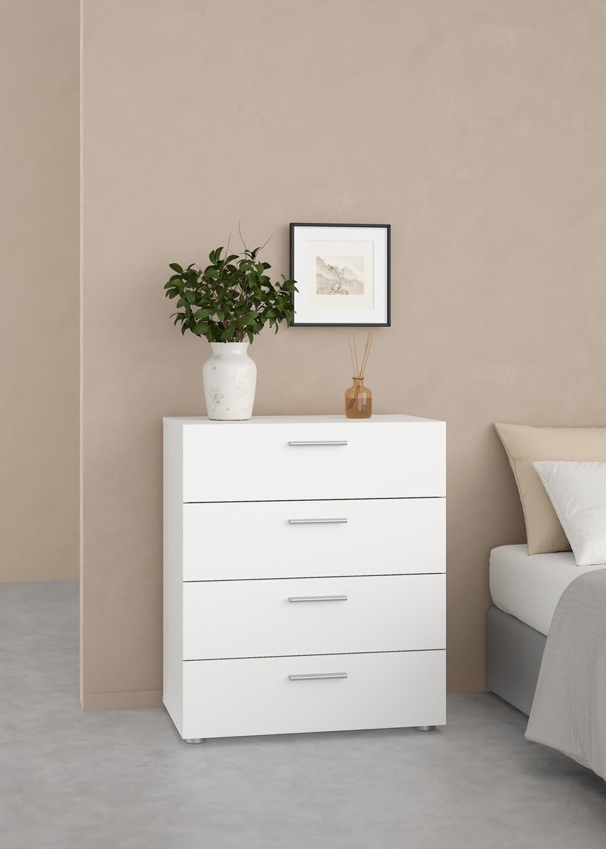 Giga Living Ladekast Pepe - Wit - 70x40x82cm