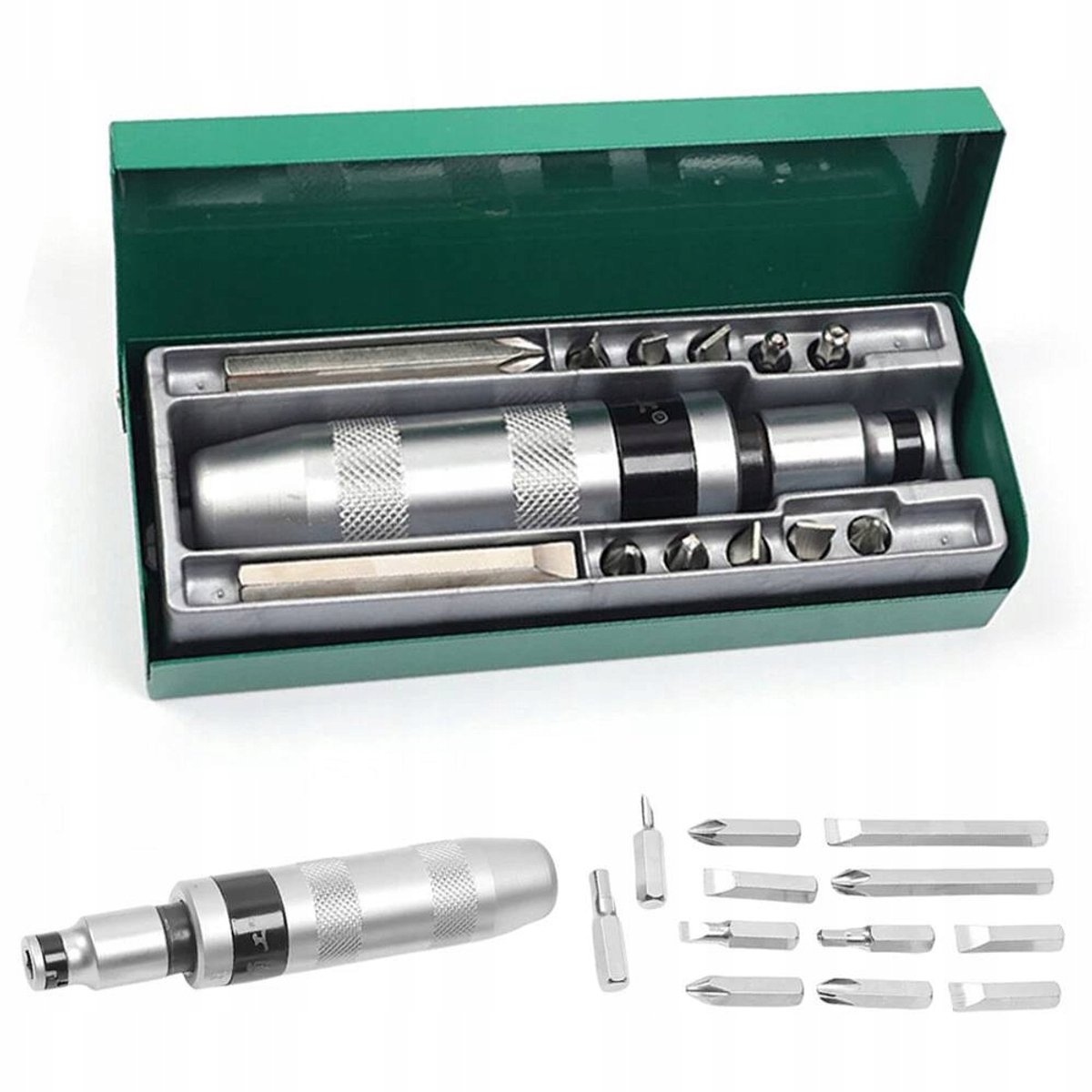 Slagmoersleutel Set met 13 Bits - Merkloos