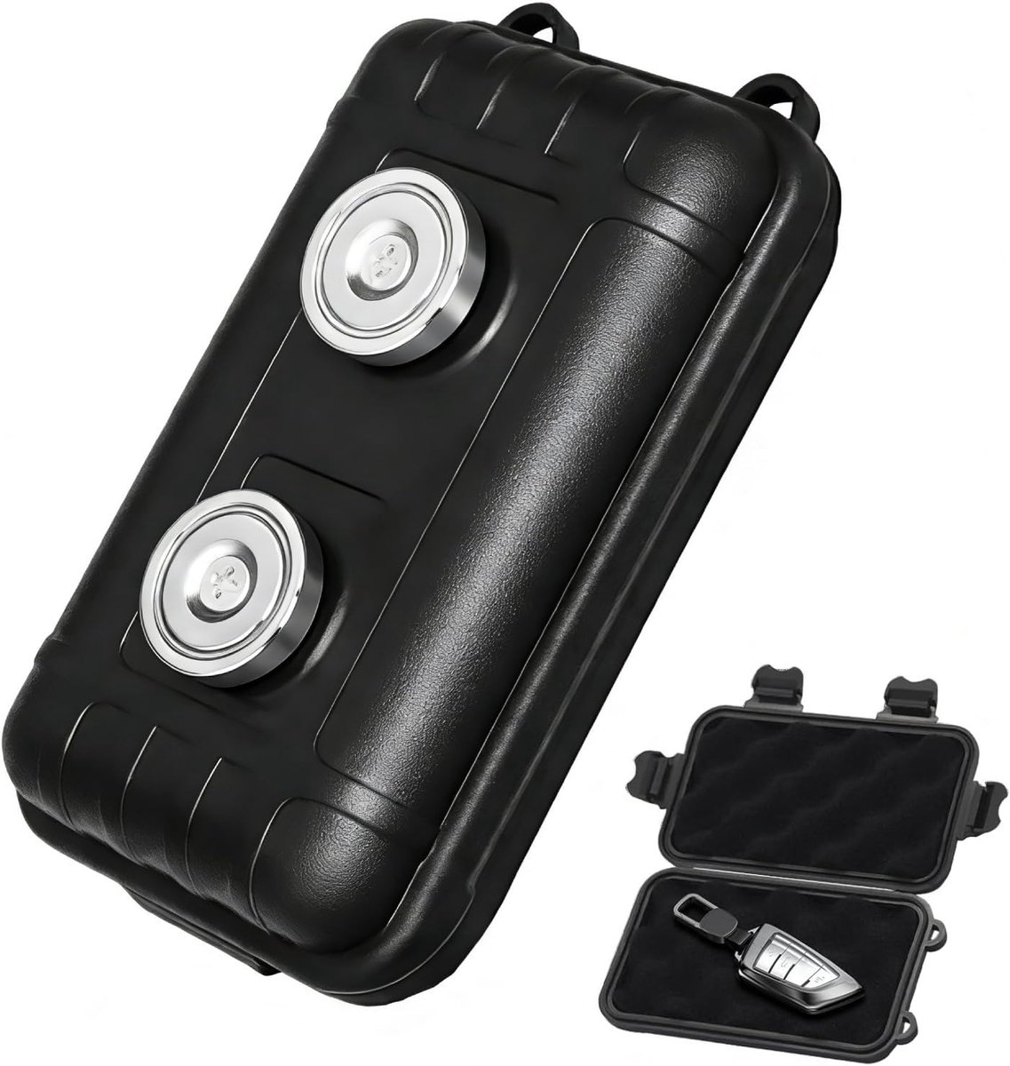 Magnetische sleutelcover - waterdicht en schokbestendig - dubbele sterke magneet - bescherming voor sleutels en kabels - ShopVlot