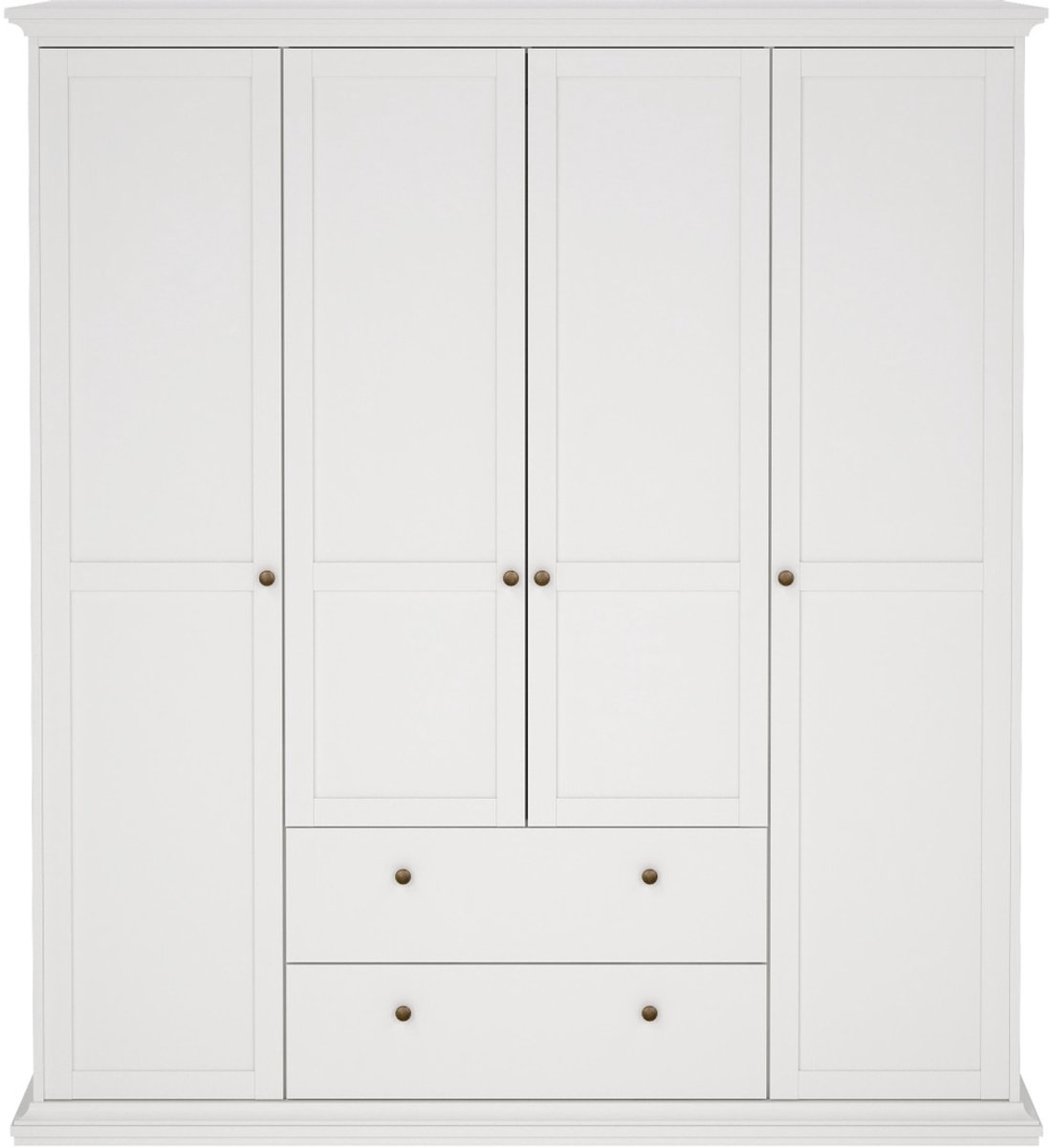 Giga Living Kledingkast Paris - Wit - 180x200x60cm