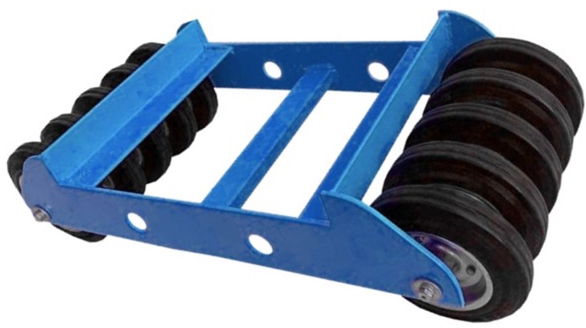 Werkplaatswagen met Metalen/Rubberen Wielen - Blauw - 1500kg