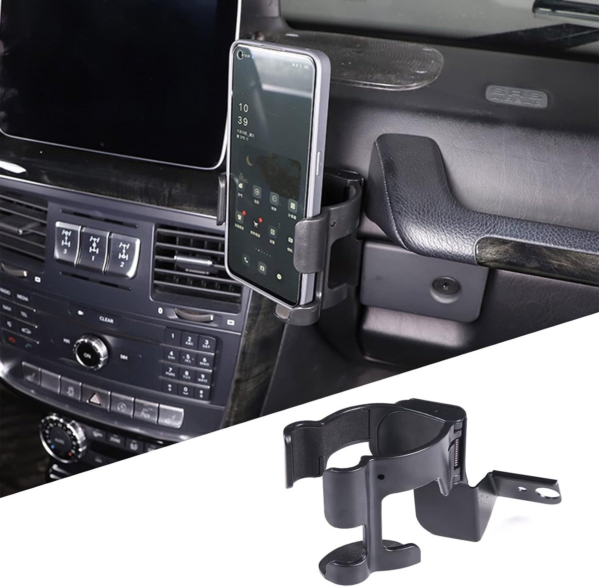 For Mercedes Benz G Class W463 2007-2018 Car Central Control Multifunction Mobile Phone Holder Water Cup Holder Car - ShopVlot