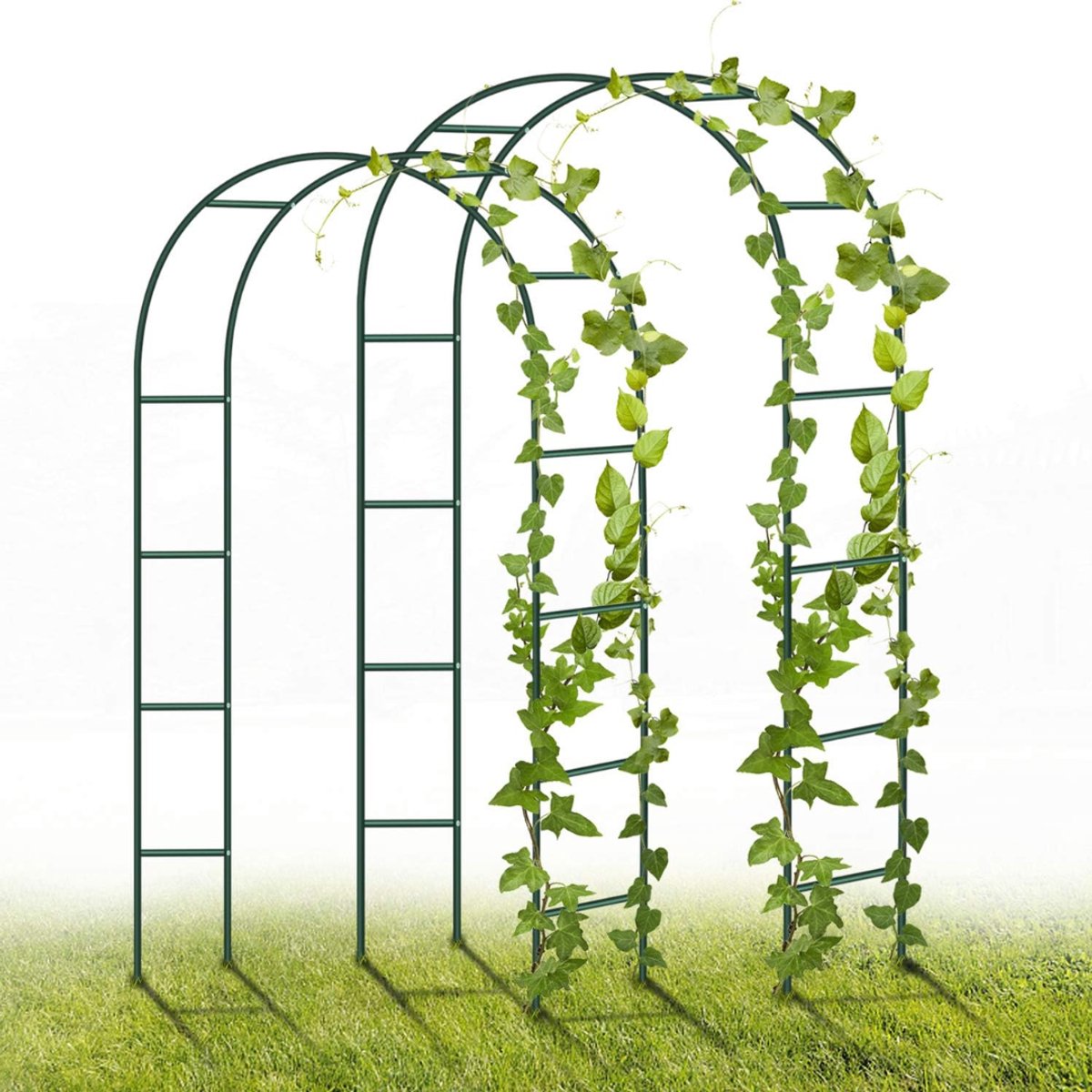 ZRNS® Metalen Tuinboog - Rozenboog - Trellis voor Planten - Tuindecoratie - 2 Stuks