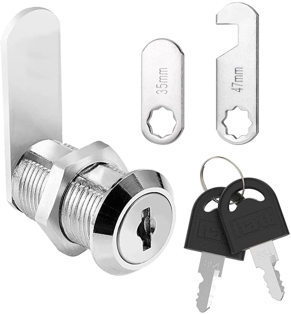 20 mm Veiligheidsbrievenbusslot met Sleutel voor Meubels en Kasten