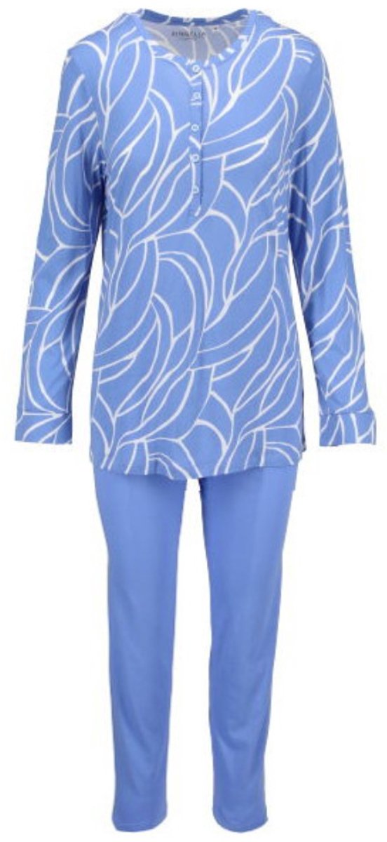Ringella Katoenen dames pyjama sterrenblauw Ringella - Blauw - Maat - 40