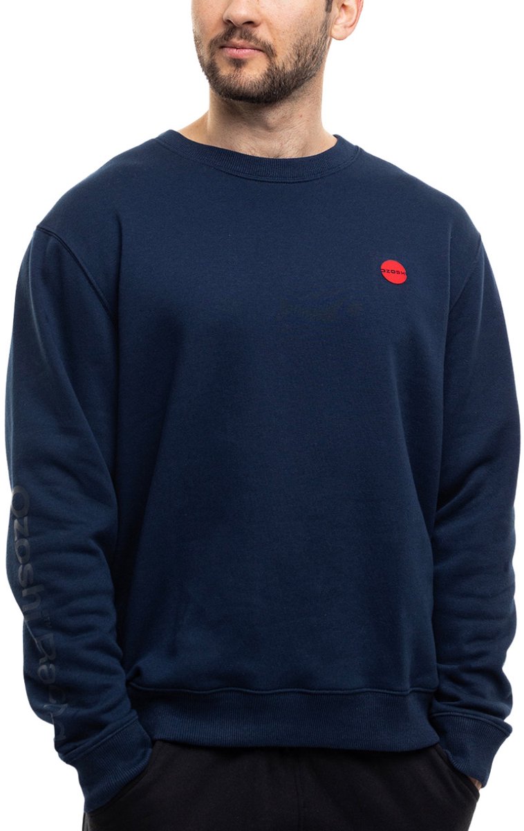 Ozoshi Kolumbia Sweater Heren Marineblauw - Maat S
