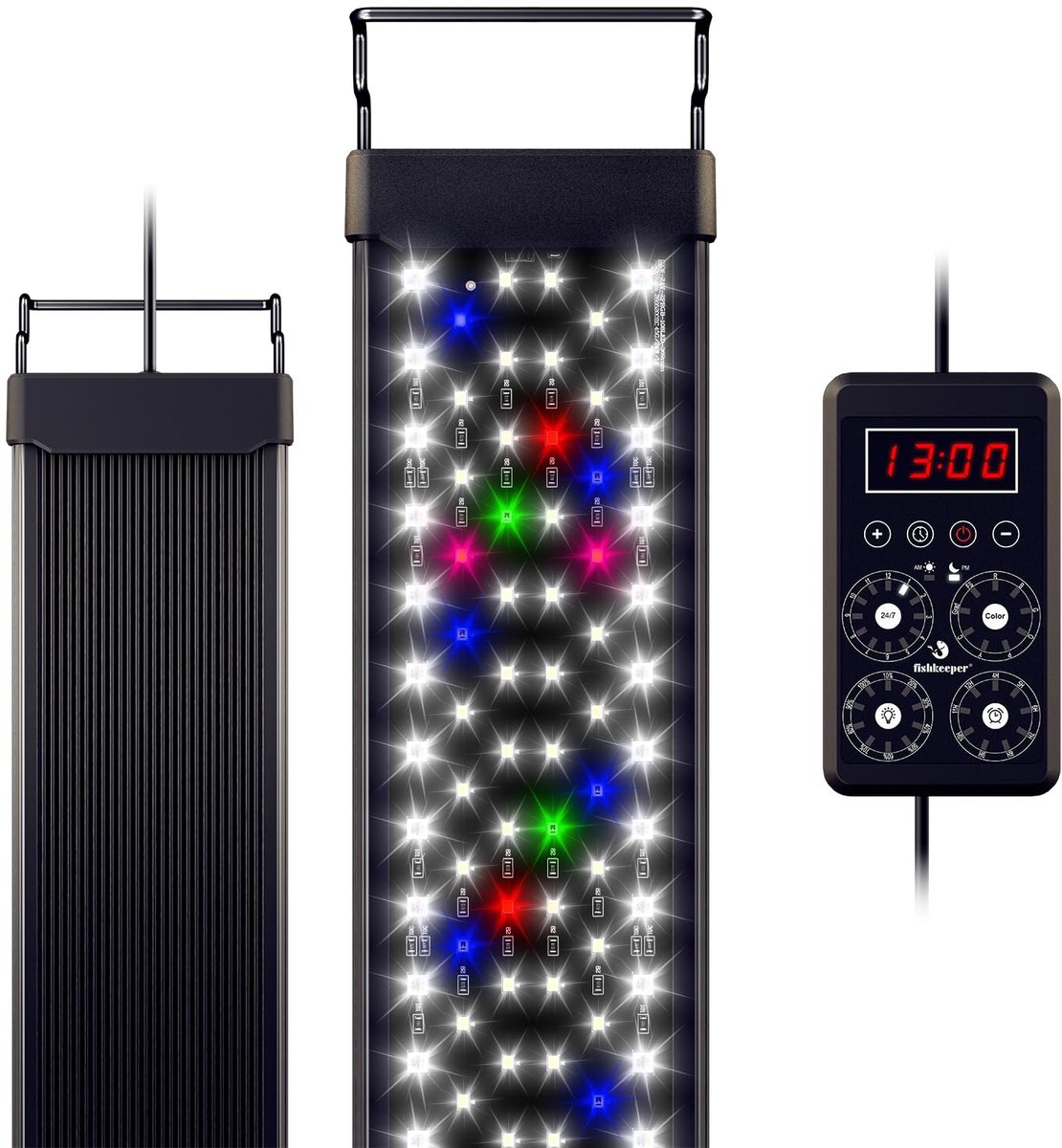 fishkeeper Aquariumverlichting, IP68, led, met één knop, real-time sync & geheugenfunctie, 6-rijen, intelligente - ShopVlot