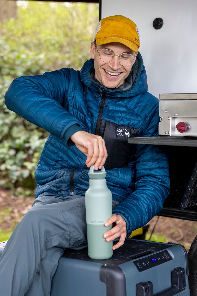 Klean Kanteen Rise Classic Insulated 592ml - Arch Loop Cap Iceberg- Geïsoleerde waterfles – foto 4