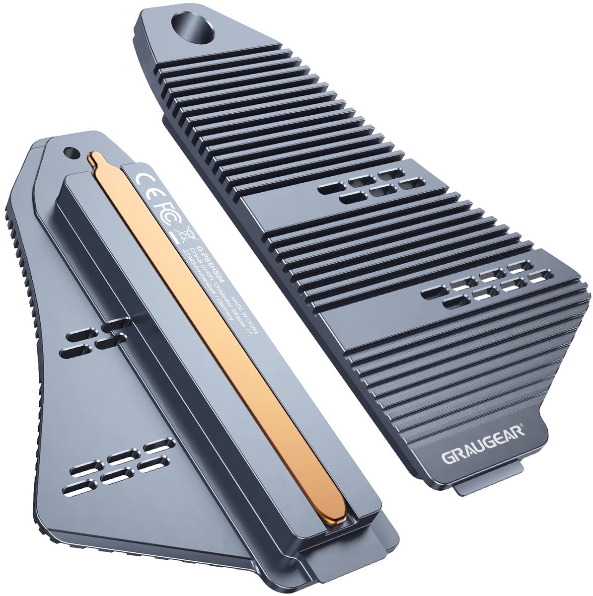 GREYEAR,Heatpipe Heatsink Kit,memory expansion,Heatsink for M.2 NVMe SSD,Length 22110,2280,2260,2242,2230,4x thermal - ShopVlot