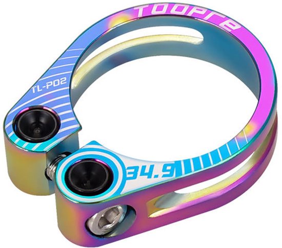 Fiets zadelklem van aluminium voor 34.9mm zadelpen van Fiets. — afbeelding 4