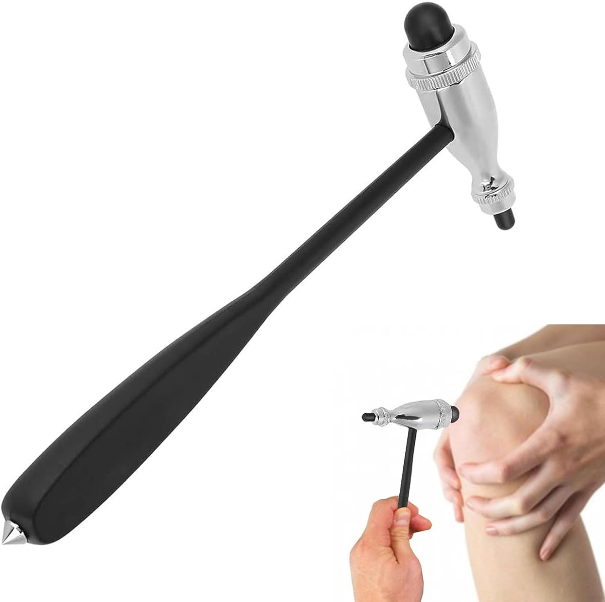 Neurological reflex hammer, medical reflex hammer, neuro reflex hammer with double, percussion hammer health care - ShopVlot