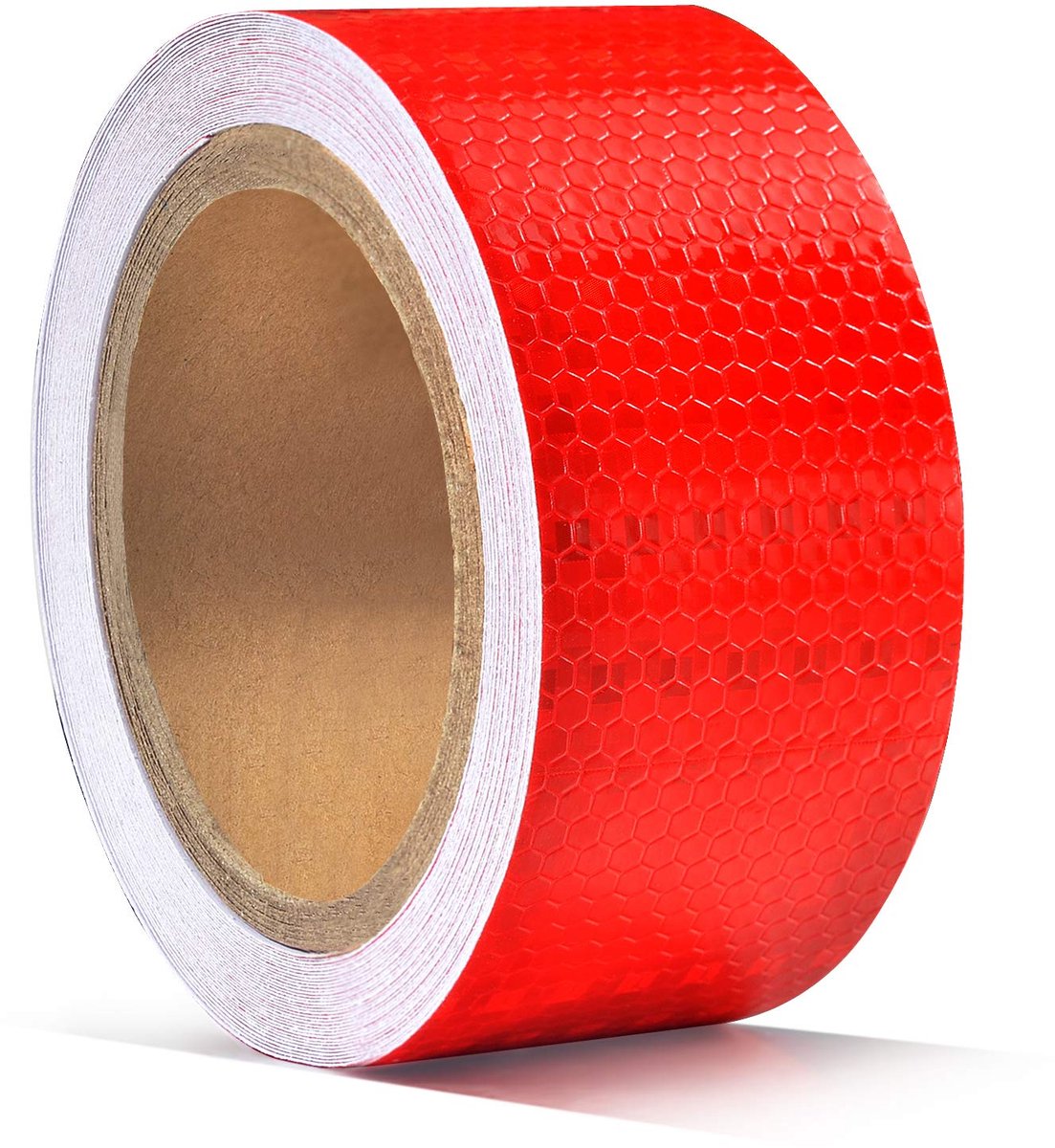 33ft X 2inch Reflecterende Tape, ONTWIE Reflecterende Sticker Rood voor Aanhangwagens Hoge Zichtbaarheid Reflector - ShopVlot