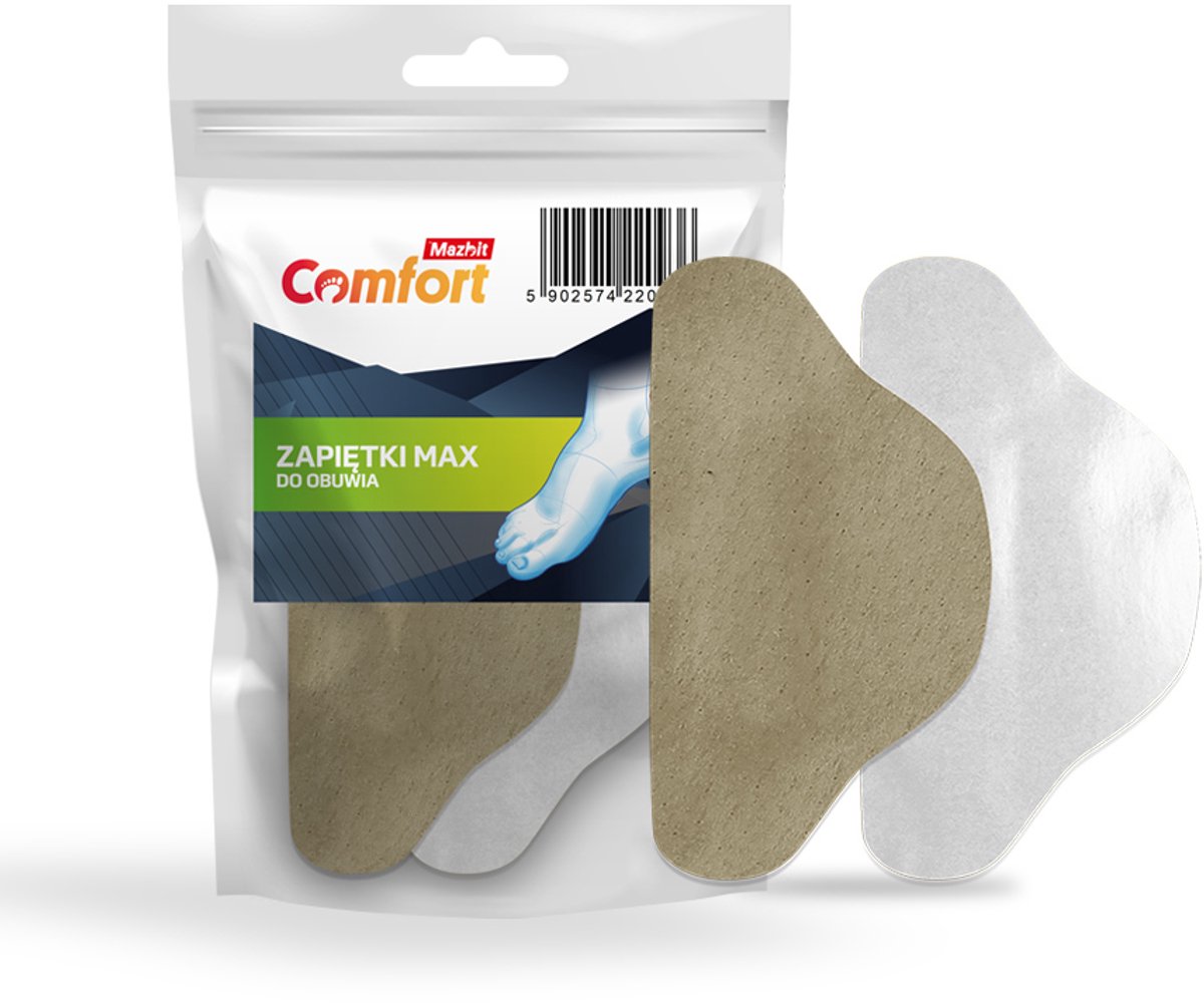 2x Mazbit Zapiętki MAX Comfort - Bescherming & Pasvorm voor Uw Schoenen
