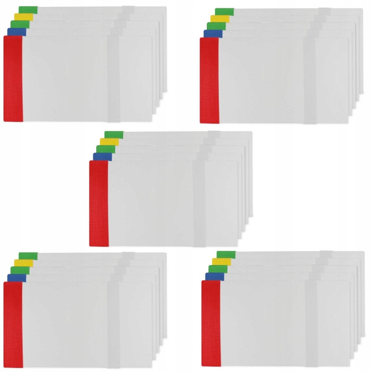 Biurfol Verstelbare PVC Hoezen voor Schriften E6 (25 stuks)