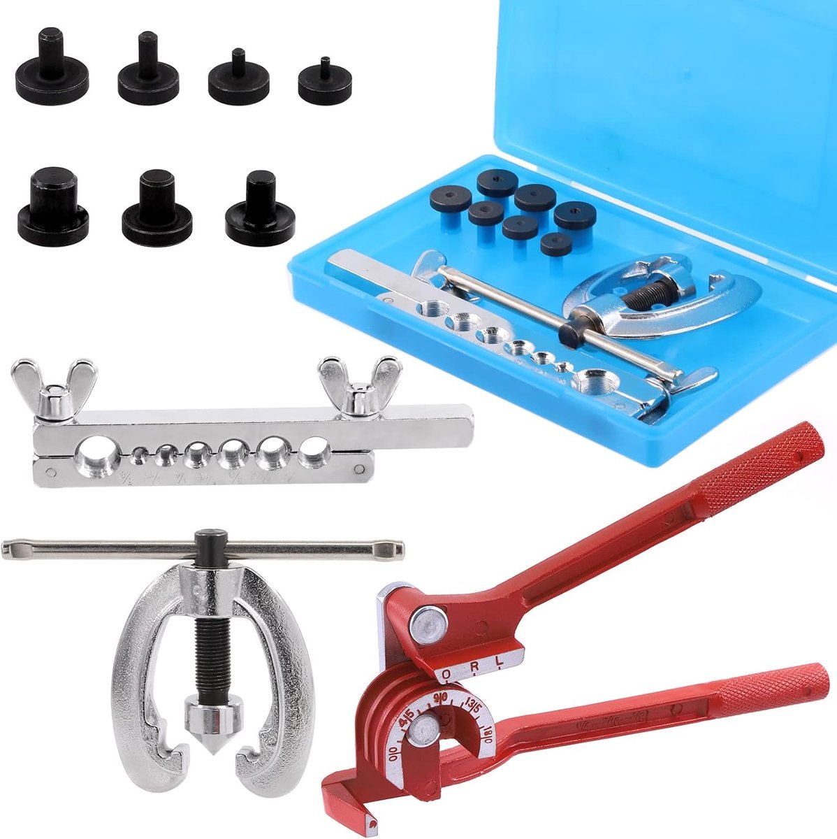 Tanstic Torching Tool Set 9-delig - 3-in-1 buiggereedschap - voor koper, messing en aluminium - ShopVlot