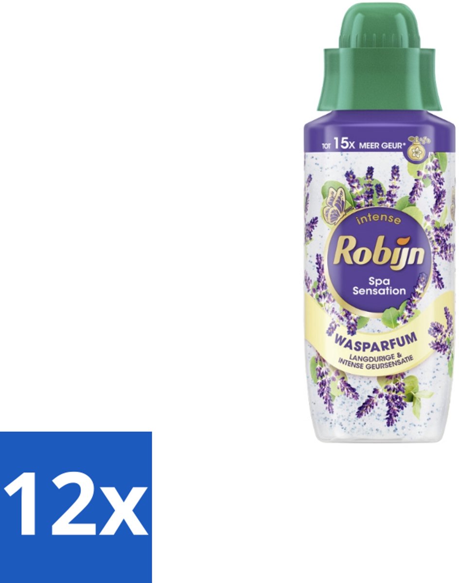 12 x Robijn - Spa Sensation - Wasparfum - 342 ml - Wasparfum - Geur - Wasmiddel - Wasverzachter - Intense Geur