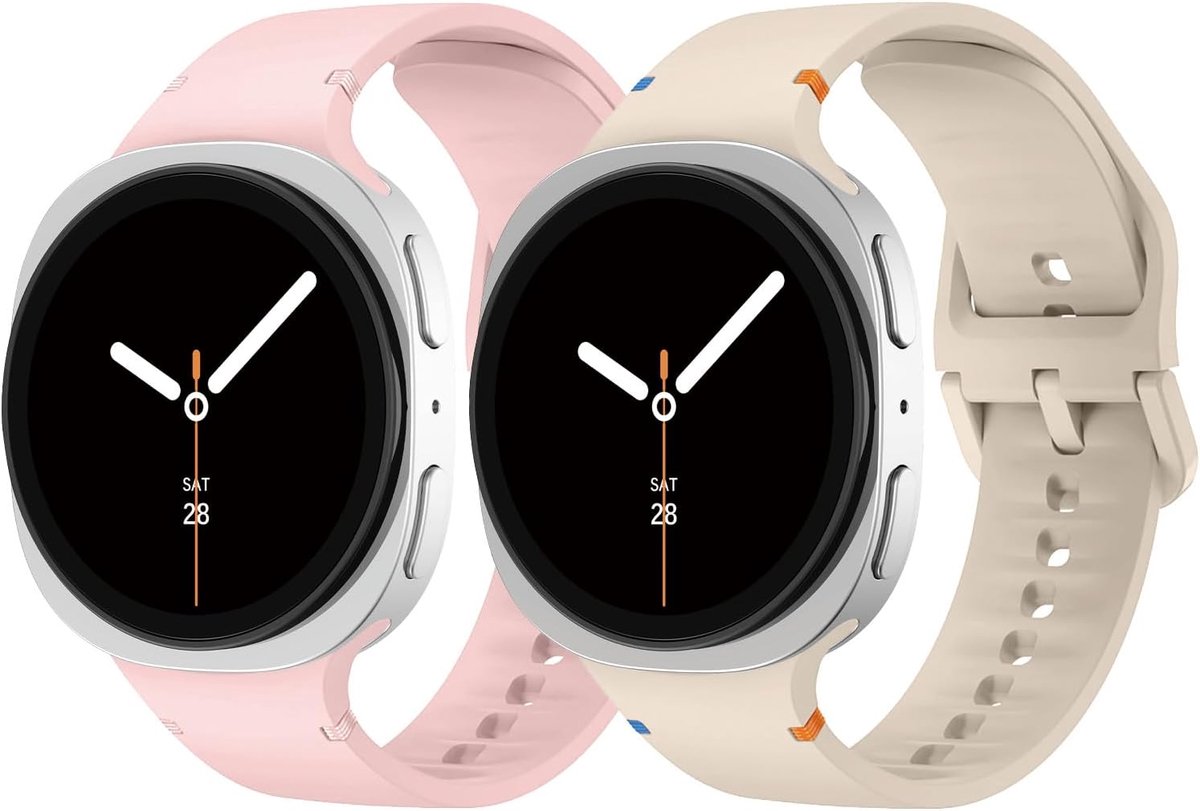 Smartwatch band 40mm 44mm/8 Classic 46mm - zachte siliconen sportband - voor Galaxy Watch 8 Classic - ShopVlot