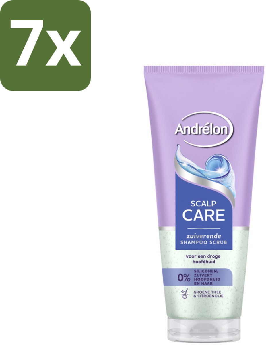 Andrélon – Shampoo Scrub – Anti Roos – 200 ml - Bulkverpakking - 7 stuks