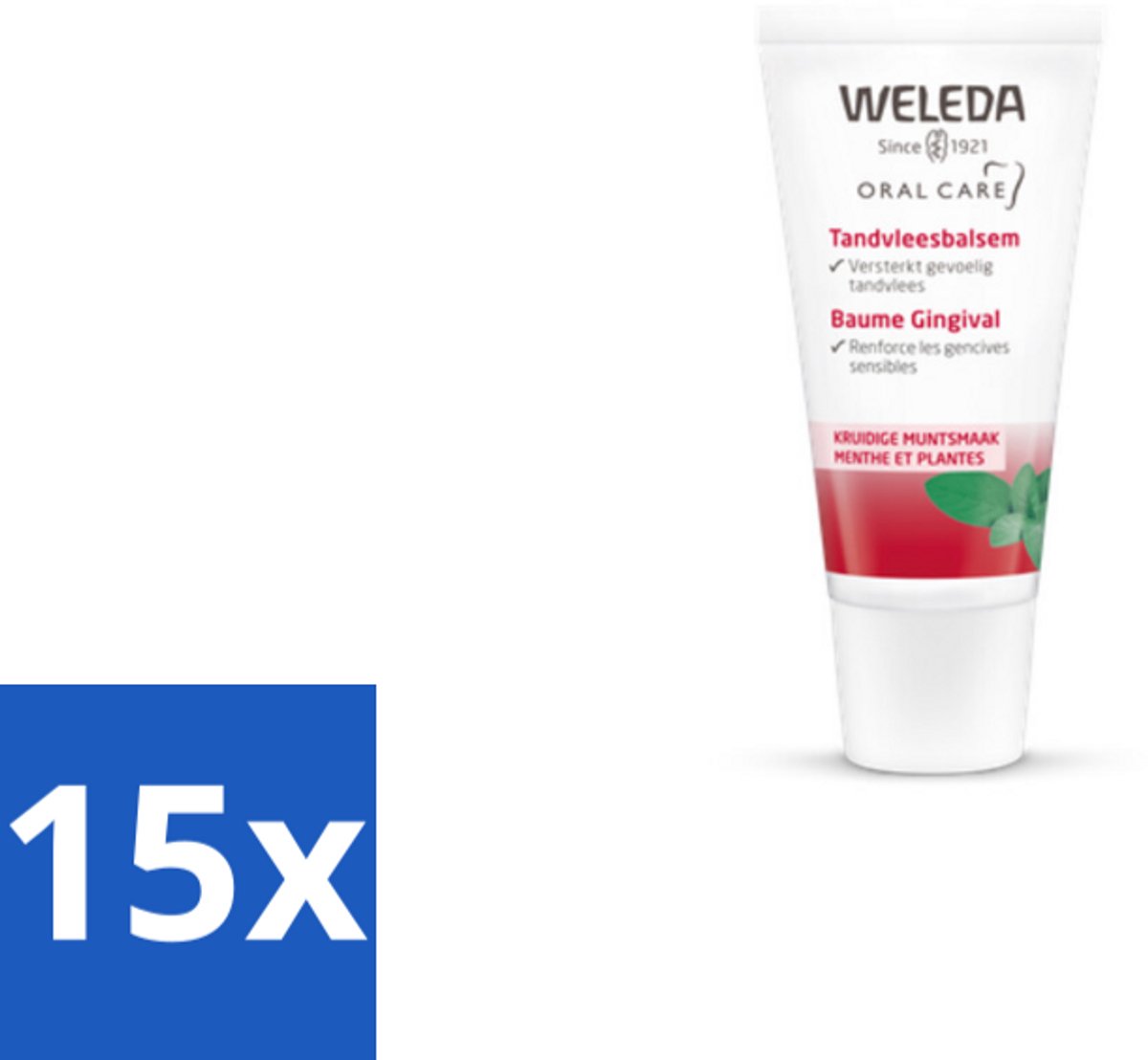 15 x WELEDA - Tandvleesbalsem - 30 ml - Voordeelverpakking - 15 stuks