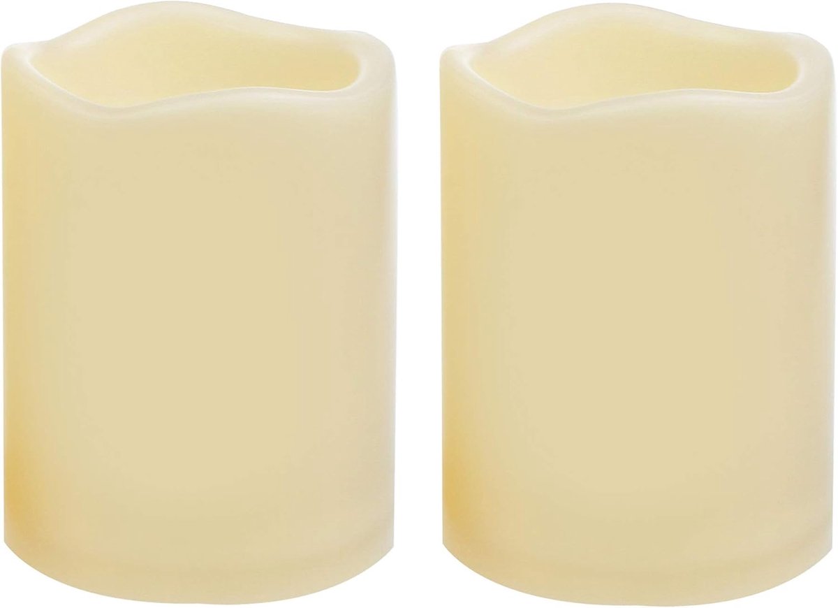 Flameless LED Pilaren 3" x 4" - Waterdicht - Timerfunctie - Perfect voor tuinverlichting - ShopVlot