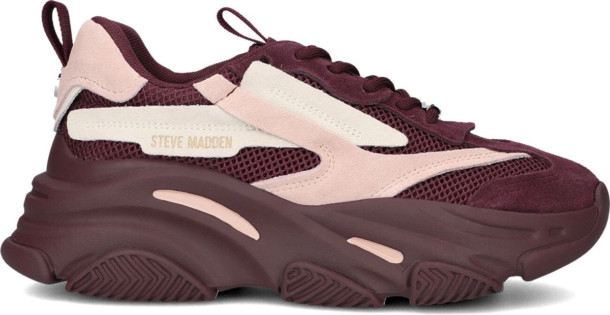 Steve Madden Possession Sneakers - Dames - Rood - Maat 42