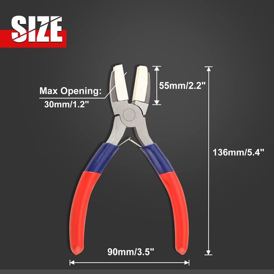 Nylon Jaw Pliers Nylon Jaw Flat Nose Pliers Flat Nylon Jaw Pliers Double Nylon Flat Jaw Pliers Double Nylon Jaw Pliers - ShopVlot — afbeelding 4