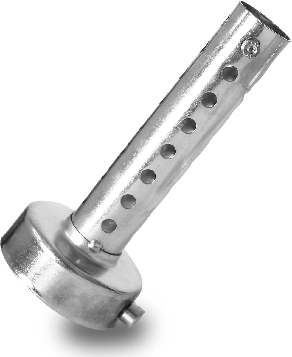 Motorfiets demper 60mm - verstelbaar - universeel - vermindert diep motorgeruis - ShopVlot