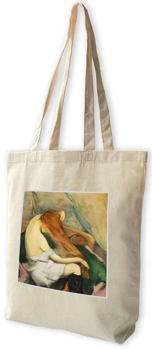 Shopper Tas met Opdruk Władysław Ślewiński - Canvas, 38x41cm