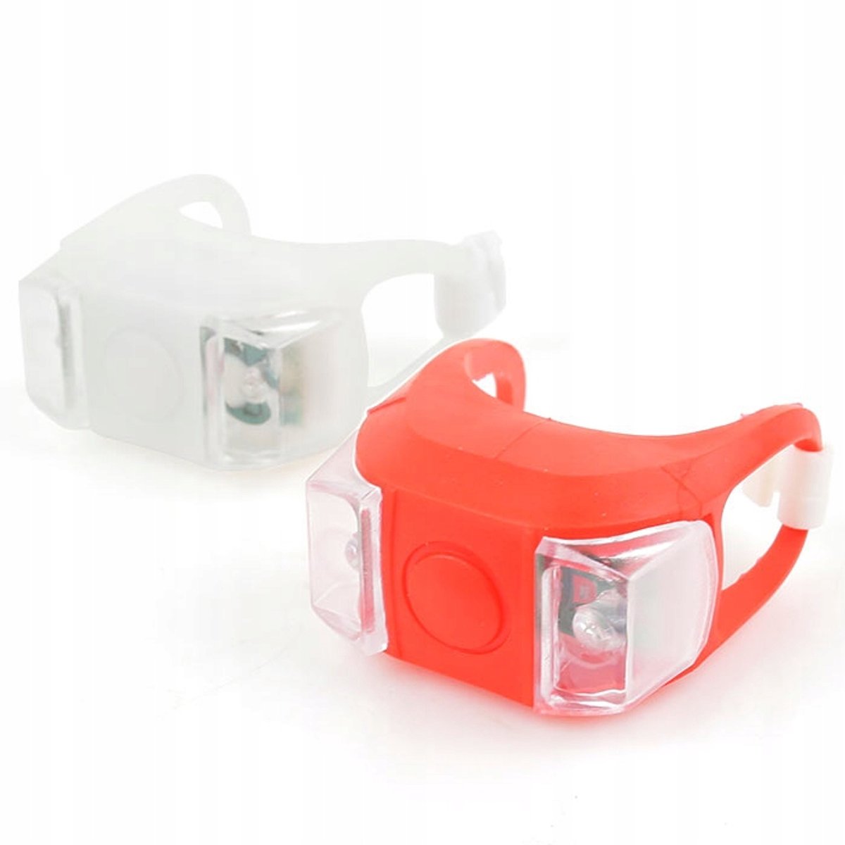 Set van 2 LED Fietslampjes (Voor & Achter) - Silicoon