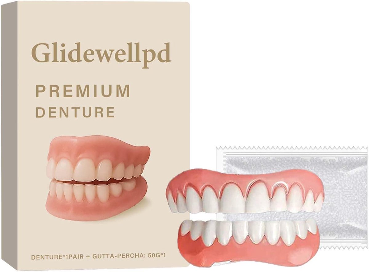 Tandvervanger siliconen reline kit - zachte siliconen - comfortabele pasvorm - ideaal voor dentuargebruik - ShopVlot