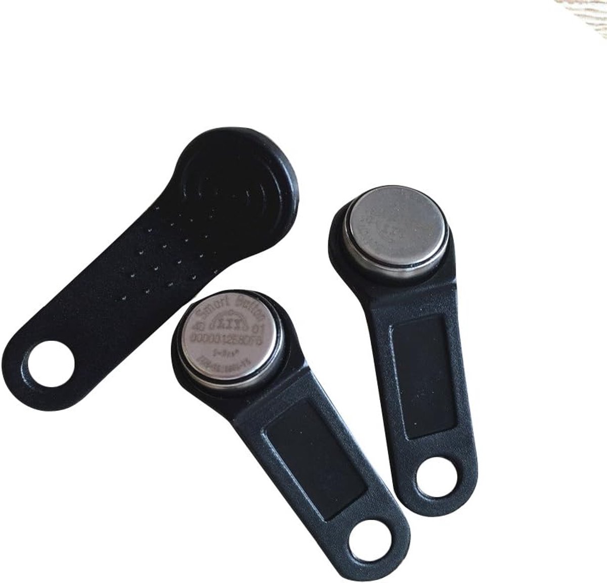 iButton tag - zwart - met wandmontage - ideaal voor identificatie - ShopVlot