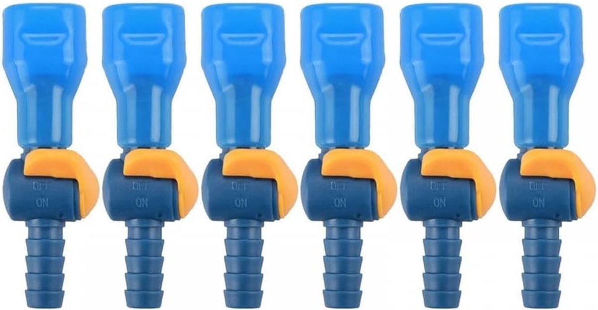 Bite Valve vervangingen 6Pcs - Medische siliconen - Inclusief aan/uit schakelaar - Gemakkelijk waterbeheer - ShopVlot