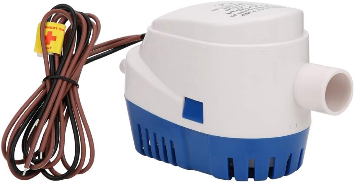 Submersibele waterpomp 24 V - Automatische bilgepomp met vlotterschakelaar - Ideaal voor boten - ShopVlot