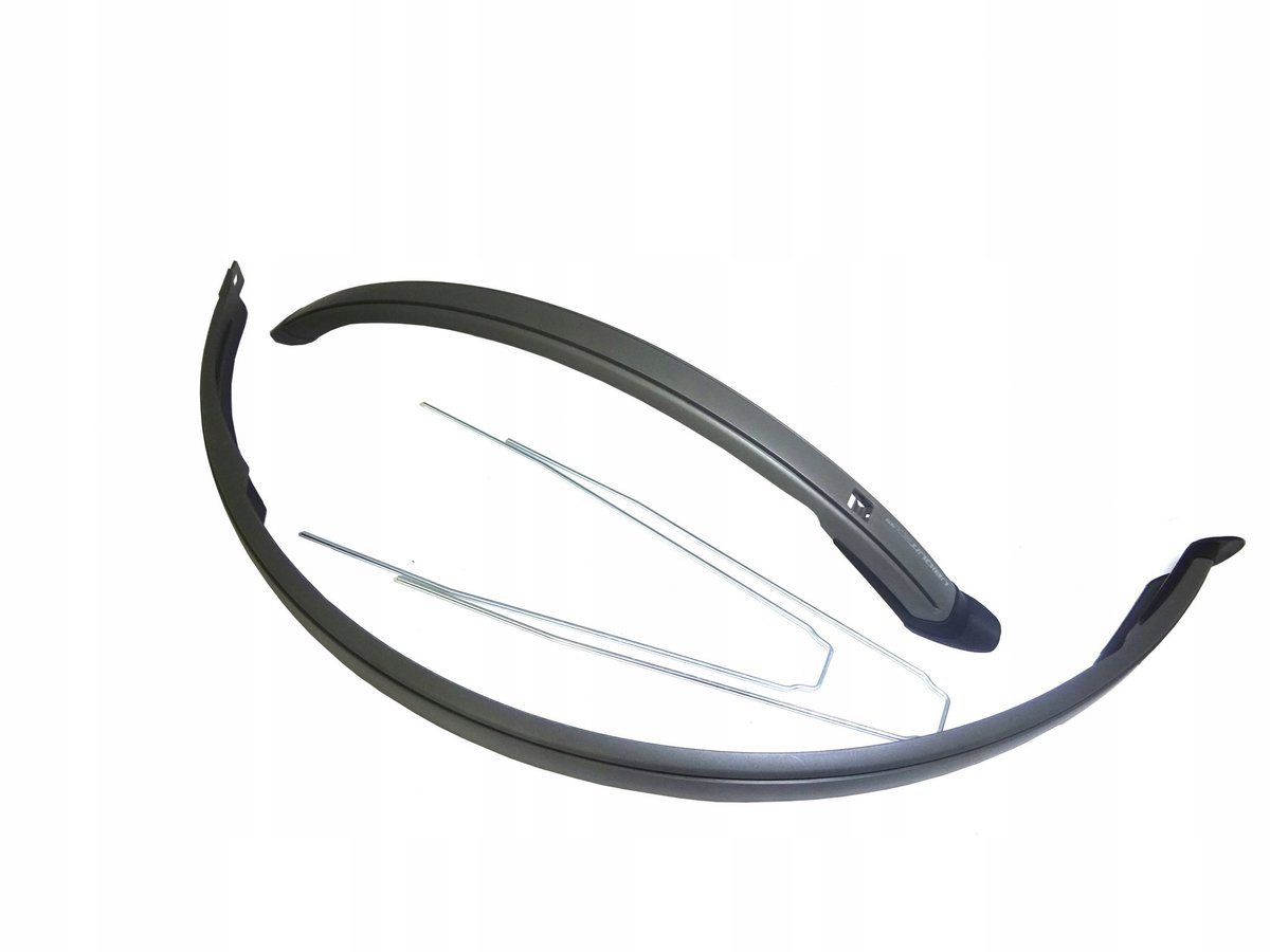 Fietsspatborden 28'' 46mm Ubiquit SDL Kunststof Grijs