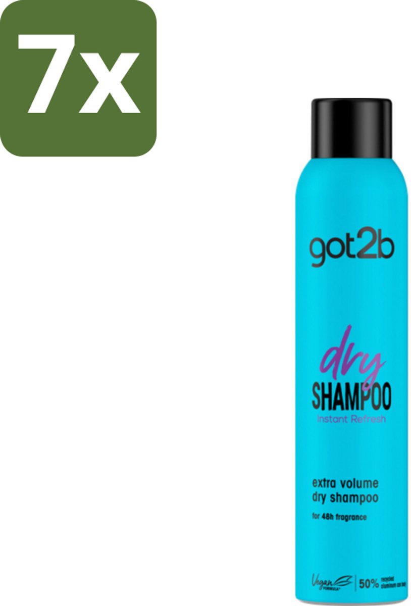 Got2B - Droogshampoo - Fresh & Fabulous Volume - 200 ml - Bulkverpakking - 7 stuks