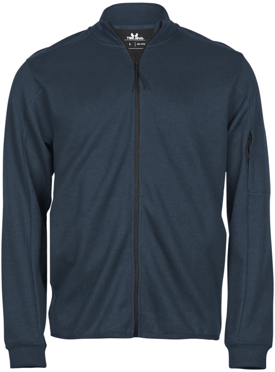 Tee Jays - Athletic Full Zip Sweat - Ink - XXL