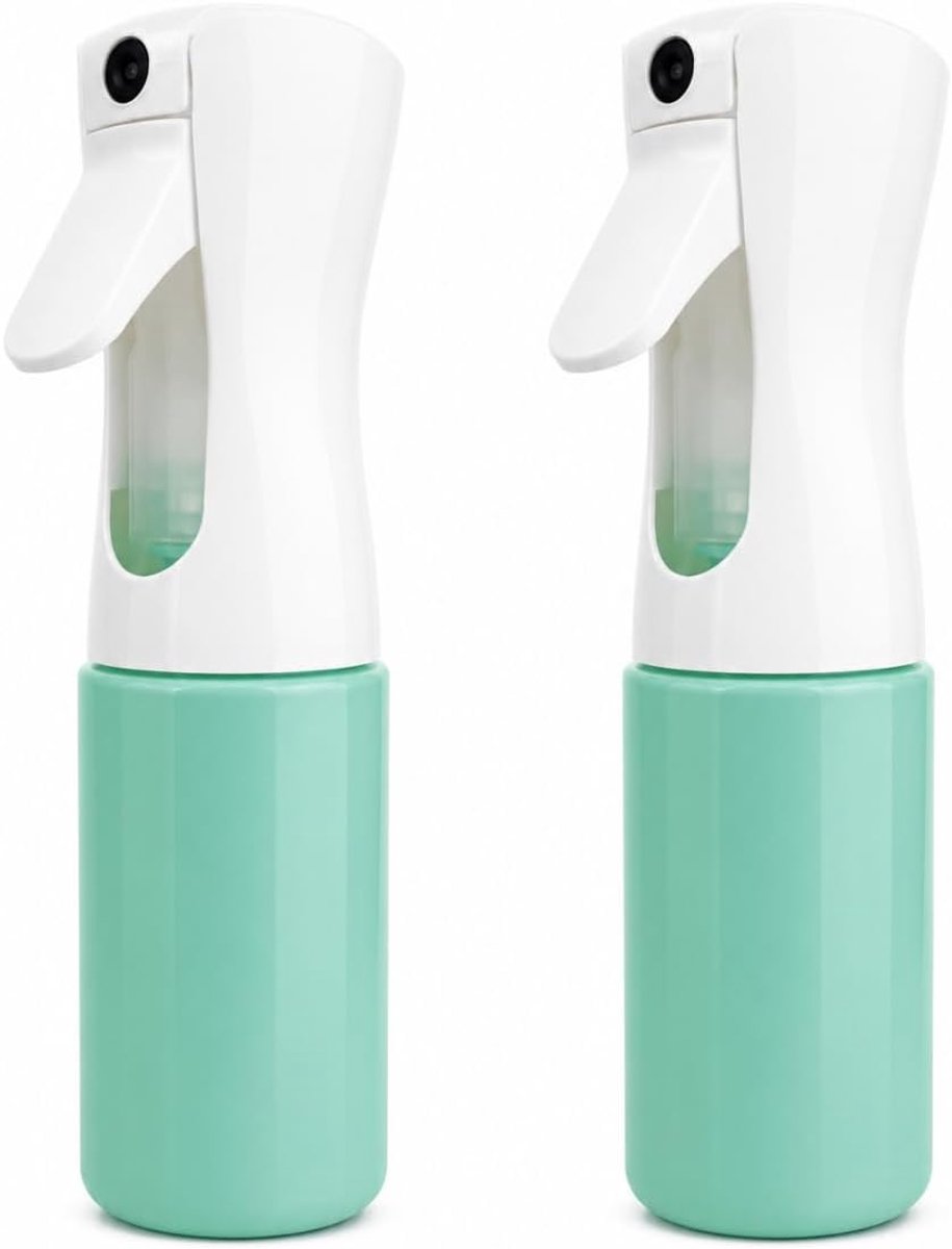 Navulbare verstuiver met continue nevel - 2 stuks - ultrafijne spray - ideaal voor haarverzorging - ShopVlot