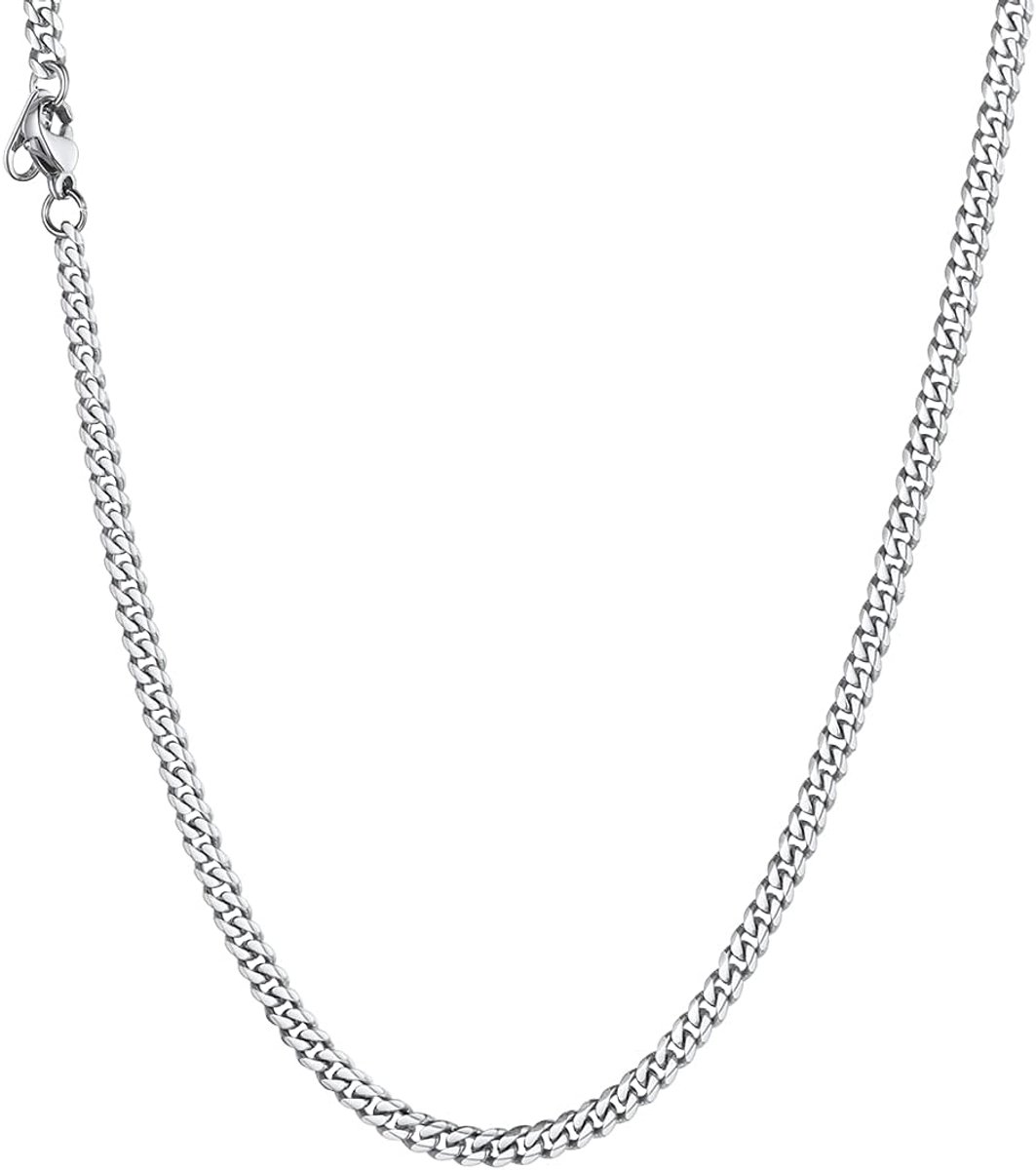 Cuban ketting 3/6/9/12mm - zilver/18K goud/zwart - stevig en duurzaam - voor elke gelegenheid - ShopVlot