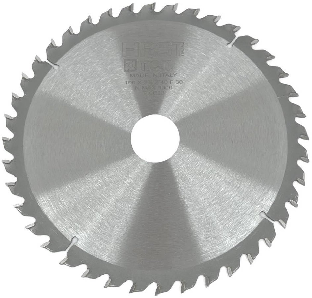 Cirkelzaagblad D. 190 x 30 mm - HM - 40 tanden - ideaal voor houtbewerking - ShopVlot